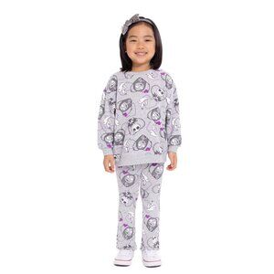 Nightmare Before Christmas Toddler Girls Print Sweatshirt and Flared Leggings